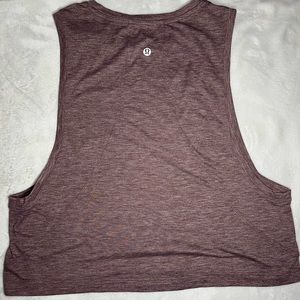 Lululemon Purple Sleeveless Tank Top